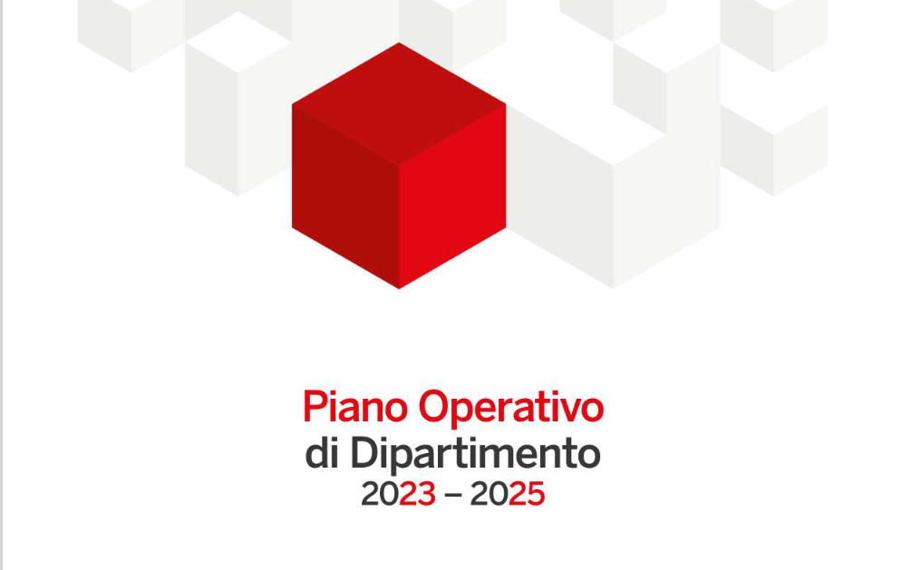 PIANO OPERATIVO DEL DIPARTIMENTO